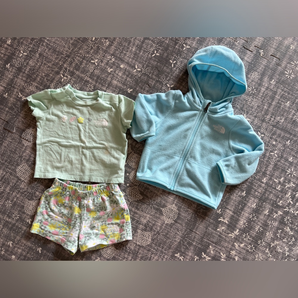 Baby Girl North Face Bundle 6-12 months